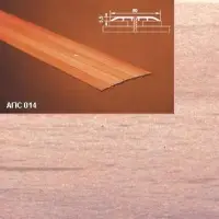 Порог АПС 014 алюминиевый 1800*80*3,5 мм одноуровневый (35-орех светлый)