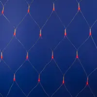 Гирлянда - сеть электрическая с контроллером 240LED, красный, 2.5х2 м, ULD-N2520-240/DTA RED IP20