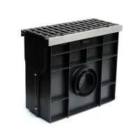 Пескоуловитель GIDROLICA Standart Plus DN150/200 C250 пластиковый 500*260*463 мм арт.8284