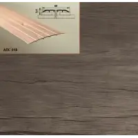 Порог АПС 018 алюминиевый 2700*60*2 мм одноуровневый (43-дуб винтаж)