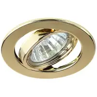 Светильник точечный ЭРА ST2A GD штампованный поворотный MR16,12V/220V, 50W золото*