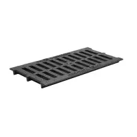 Решетка водоприемная GIDROLICA Standart DN200 С250 щелевая чугунная 500*237*24 мм арт.524