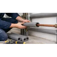 Трубка ТермаЭКО из вспененного полиэтилена (J) 13мм, вн. d=76мм, длина 2м (упак 40 пм)