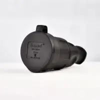 Разъем штепсельный Lezard с заглушкой 2Р+РЕ 1х16А 220-240V (каучук)