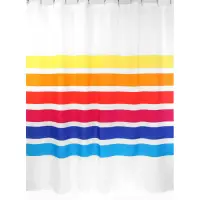 Штора для ванной ZALEL полиэстер, 180*200 см, без колец, арт.О1472 Fridom/3031 Fridom Stripes