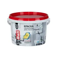 Краска ВД для стен и потолков акриловая супербелая глубокоматовая DALI-PROFESSIONAL 2,5л ( Т-ра перевозки не ниже +5град)