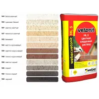 Раствор кладочный VETONIT ML5 цвет 140 белоснежный 25 кг