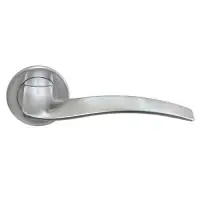 Ручка дверная MORELLI Luxury NC-6 (Wave) CSA матовый хром