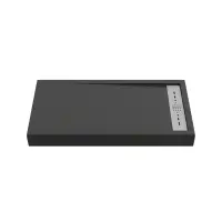 Поддон литьевой прямоугольный Good Door Stella 120х80 черный