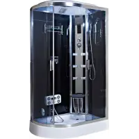 Кабина душевая NIAGARA 1200х800х2200, низкий поддон (16 см), стекло ТОНИРОВАННОЕ, арт. NG-903-01R