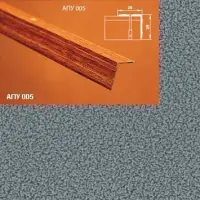 Порог АПУ 005 алюминиевый 1350*20*20 мм угловой наружный (05 серебрянный антик)