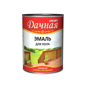Эмаль ПФ-266 желто-коричневая 0,9кг Дачная Расцвет 3341