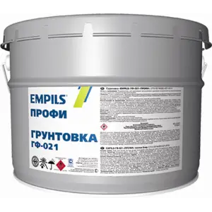 Грунтовка ГФ-021 серая 20кг универсальная EMPILS ПРОФИ 1551 ГОСТ 25129-82