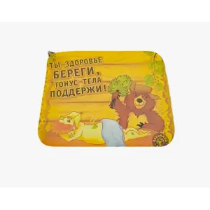 Коврик для бани 40*50см печать "Здоровье береги" ТМ "Бацькина баня"