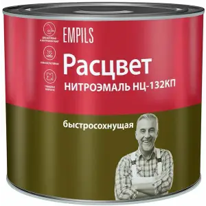 Эмаль НЦ-132 голубая Расцвет 1,7кг