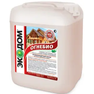 Огнебиозащита ЭкоДом ОгнеБио 5кг 2гр. огнезащиты