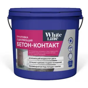 Грунт контактный для бетона с индик.цвета акриловый 14кг WL