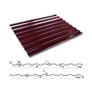 Профнастил С-20(Тип), 0.5 мм PE, RAL ** Stynergy, 1.15 * м2