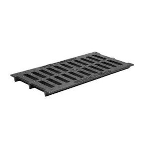 Решетка водоприемная GIDROLICA Standart DN200 С250 щелевая чугунная 500*237*24 мм арт.524