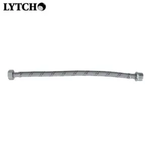 Подводка гибкая для воды 1/2" вн-нар 50 см, стальная оплетка (Lytcho)