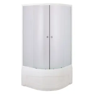Уголок душевой NIAGARA NG-005-14 800х800х1950, высокий поддон, стекло МАТОВОЕ, арт. NG-005