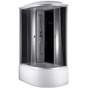 Кабина душевая NIAGARA 1200х800х2150, высокий поддон, стекло ТОНИРОВАННОЕ, арт. NG-2510-14L