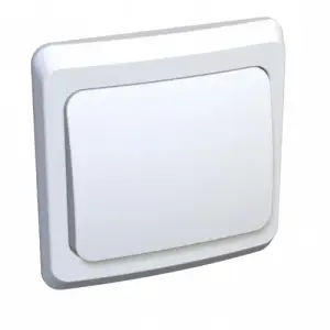 Выключатель одноклавишный СП Этюд 10А бел. SE ВС10-001В Systeme Electric