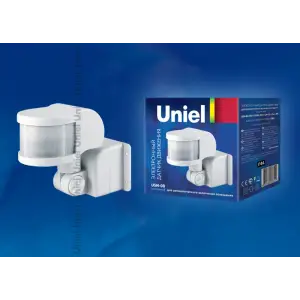 Датчик движения USN-08-220R- 1200W-3LUX- 12M-0,6-1,5m/s- WH