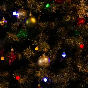 Гирлянда «Разноцветные шарики» с контроллером 20LED, разноцветный, 2,8 м, ULD-S0280-020/DGA MULTI IP20 COLORBALLS