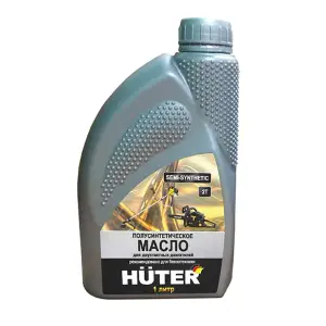Масло 2-х тактное HUTER полусинтетическое 1л 2т