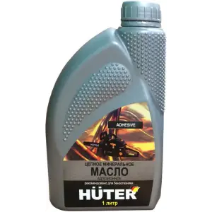 Масло для смазки цепи HUTER минеральное, 1л 80W90