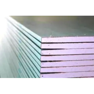 Гипсокартон ГКЛВО Knauf ГСП-DFH2-ПЛУК влаго-огнестойкий 3000*1200*12,5 мм