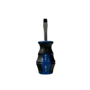 Отвертка плоская SL, 6,0 х 38 мм, КОБАЛЬТ, Ultra Grip, CR-V, двухкомпонентная рукоятка