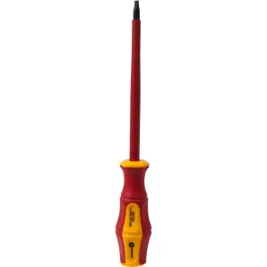 Отвертка диэлектрическая SL, 6,5 х 150 мм, КОБАЛЬТ, Ultra Grip, CR-V, двухкомпонентная рукоятка (1 шт.) подвес