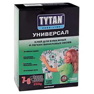 Клей для обоев Tytan Euro-line Универсал 250г (до 40 кв.м.)