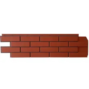 Панель фасадная BrickPanel кирпич красный 1,19*0,32 м (S=0.38м2)