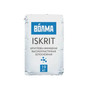 Шпаклевка полимерная ВОЛМА ISKRIT финишная 19 кг