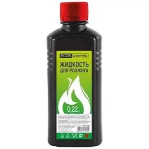 Жидкость для розжига 0,22л Ecos