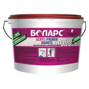 Грунт акриловый кварцевый 15 кг БОЛАРС ACRYL-PRIMER QUARZ (1900)