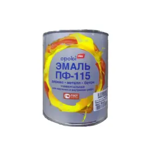 Эмаль ПФ-115 белая 5кг Opoki PRO