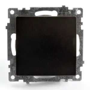 Механизм выключателя одноклавишный СП 220V, 10А, черный (GLS10-7103-05) Катрин STEKKER
