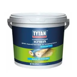 Клей универсальный для линолеума и ковролина TYTAN Professional белый, 4 кг
