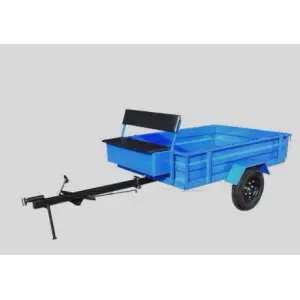 Тележка мотоблочная FORZA ТПМ 2-221, 1520*1200*330, 500кг,тормоза, 2-хмест