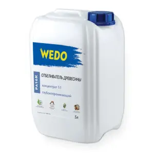 Отбеливатель древесины WEDO концентрат 1:1 PA 16К 5л