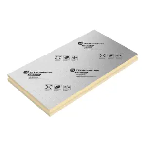 Плита теплоизоляционная LOGICPIR PROF СХМ/СХМ (стеклохолст)Г2 L-2385х1185х90 в упак. 6 плит 1,5262 м3, 16,9574 м2, 2 упак на поддоне