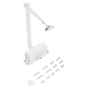 Доводчик NOTEDO DC-030 WHITE до 30 кг белый