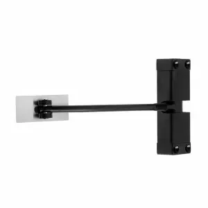 Доводчик NOTEDO DS-10 пружинный черный до 35кг