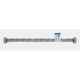 Подводка гибкая для воды 1/2" вн-вн 120 см, стальная гайка (AQUALINE 50/10)