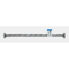 Подводка гибкая для воды 1/2" вн-вн 30 см, стальная гайка (AQUALINE 100/10)