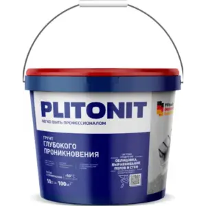 Грунт глубокого проникновения PLITONIT 10 л